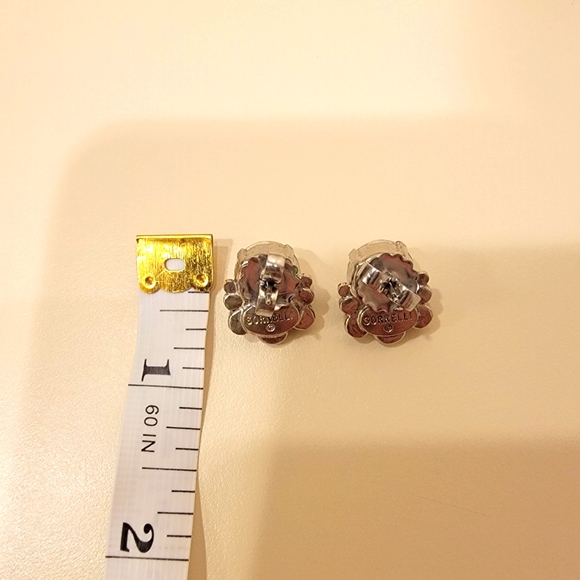 Sorrelli Elegant Crystal Cluster Earrings - Picture 5 of 5